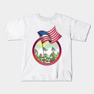 USA logo Kids T-Shirt